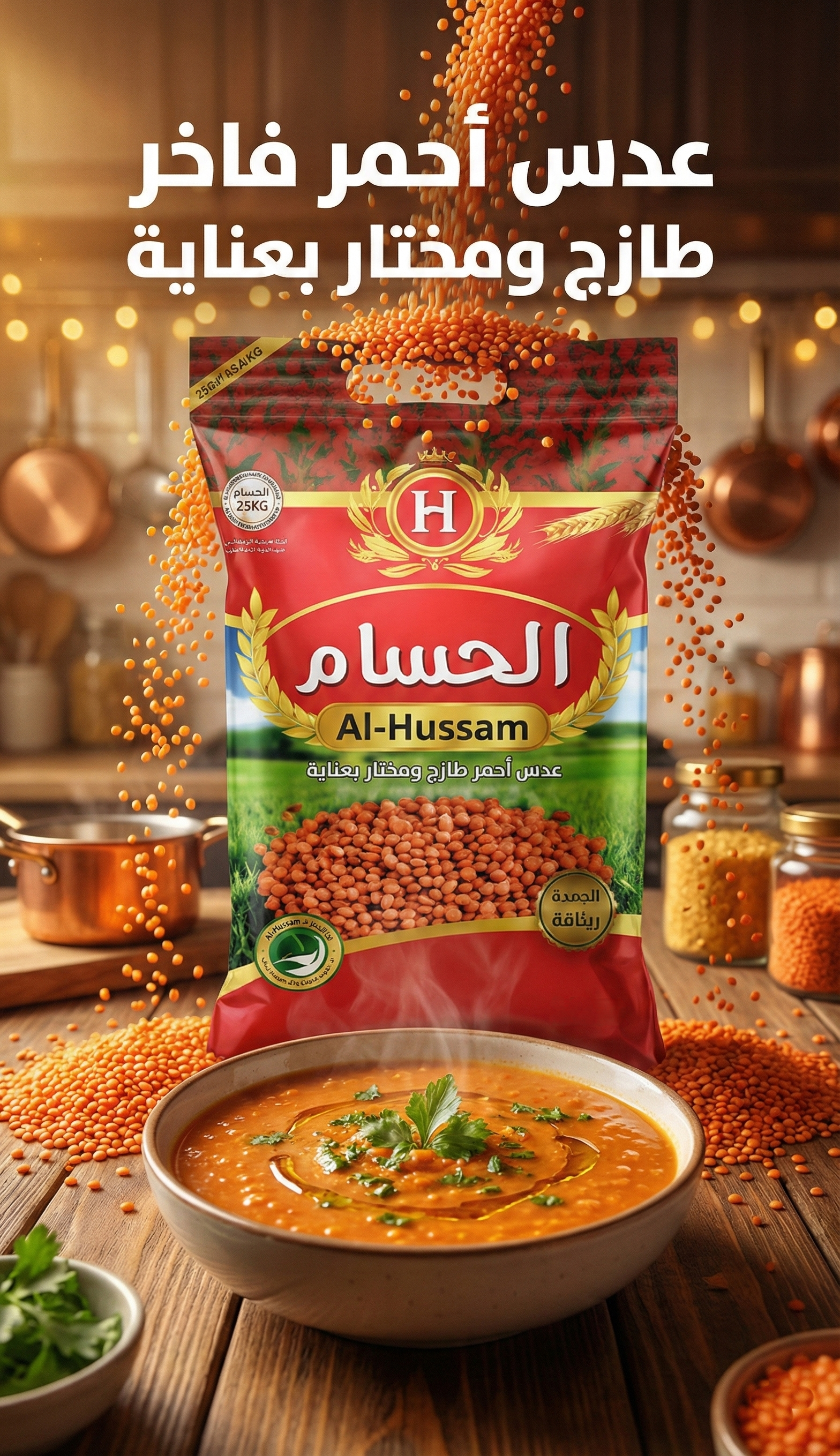 العدس الأحمر